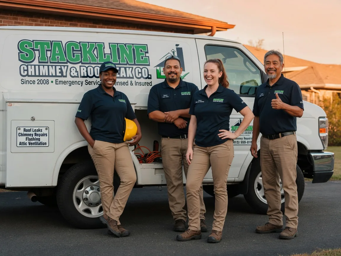 Chimney flashing repair company in Cleveland, ND